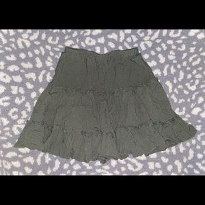 Princess Polly Hunter Green Mini Skirt